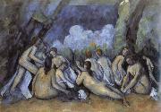 Paul Cezanne les grandes baigneuses Spain oil painting artist